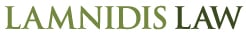 LAMNIDIS LAW logo